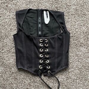 Corset style top